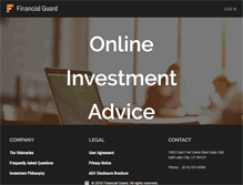 Tablet Screenshot of financialguard.com